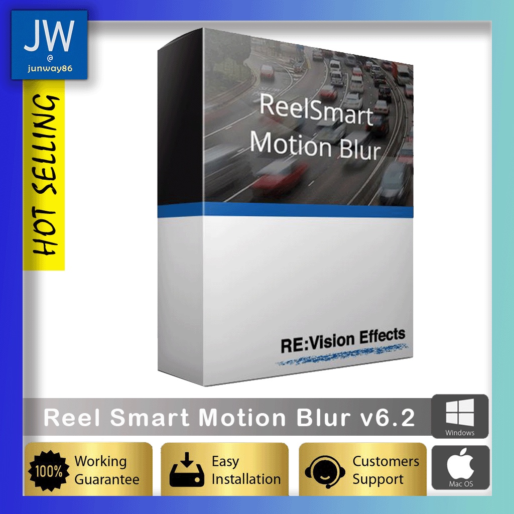 ReelSmart Motion Blur (RSMB) v6.2 for After Effects and Premiere Pro