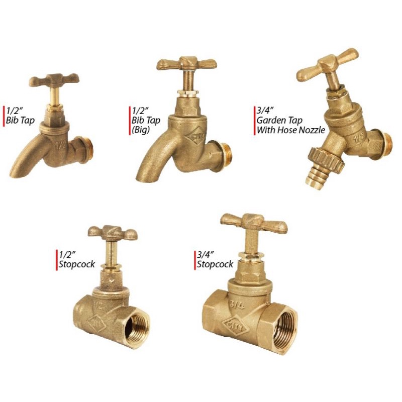 City / Other Brand Brass Water Tap Size 1/2" Shopee Malaysia