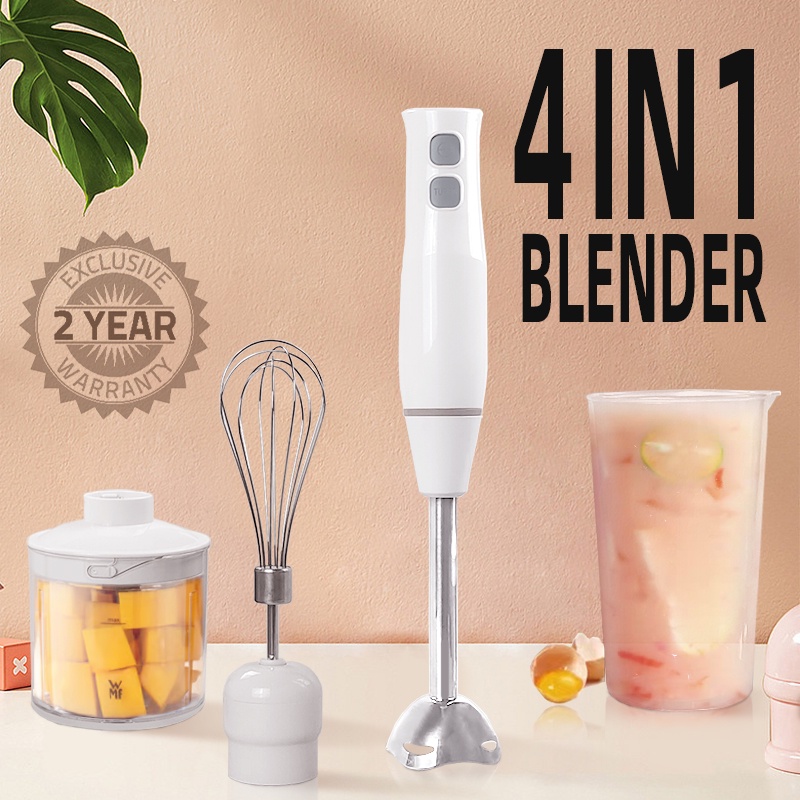 4 In 1 Hand Blender Chopper Mixer Multifunction Hand Blender Food