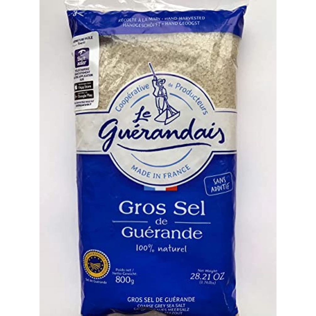 Le Guerandais Coarse Sea Salt Gros Sel De Guerande, 28.21 oz (1 Pack