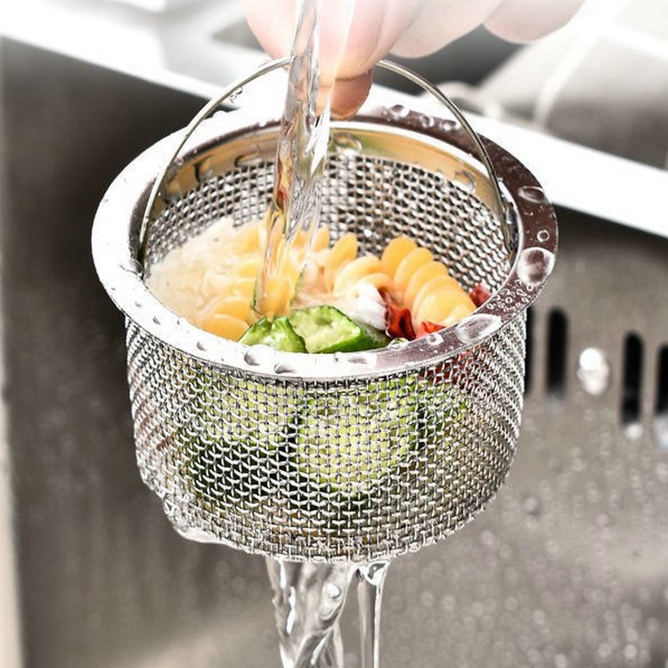 Kitchen Garbage Filter Water Basin Anticlog Hair Filter