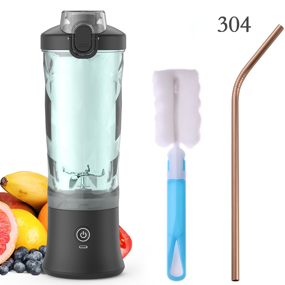600ML Blendjet Juicer Portable Rechargeable Ice Crusher Fruit Mixers