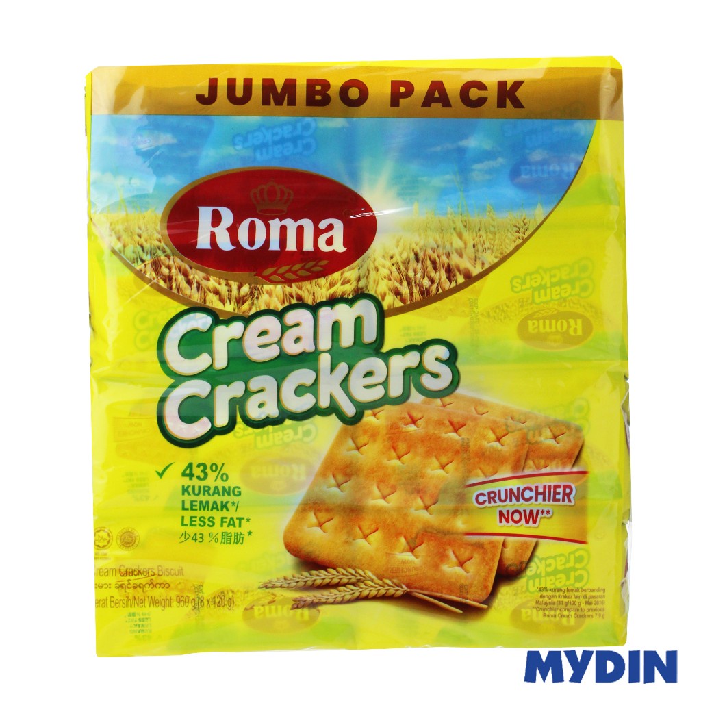 Roma Cream Crackers Jumbo Packet (8s x 120g) Shopee Malaysia