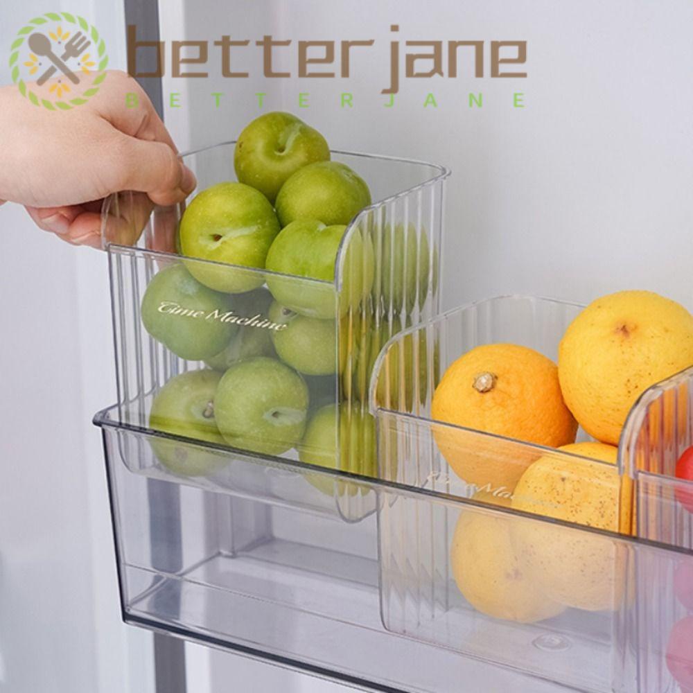 BETTERJANE Refrigerator Drawer, Deepen Large Opening Fridge Organizer