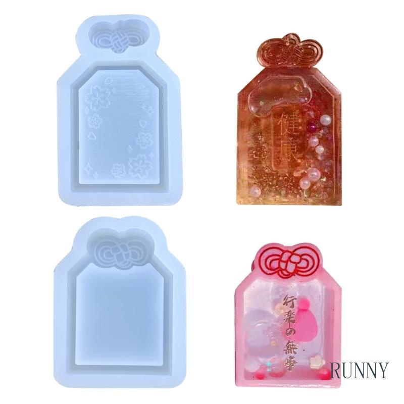RUNNY Resin Shaker Molds Reusable Amulet Silicone Quicksand Moulds