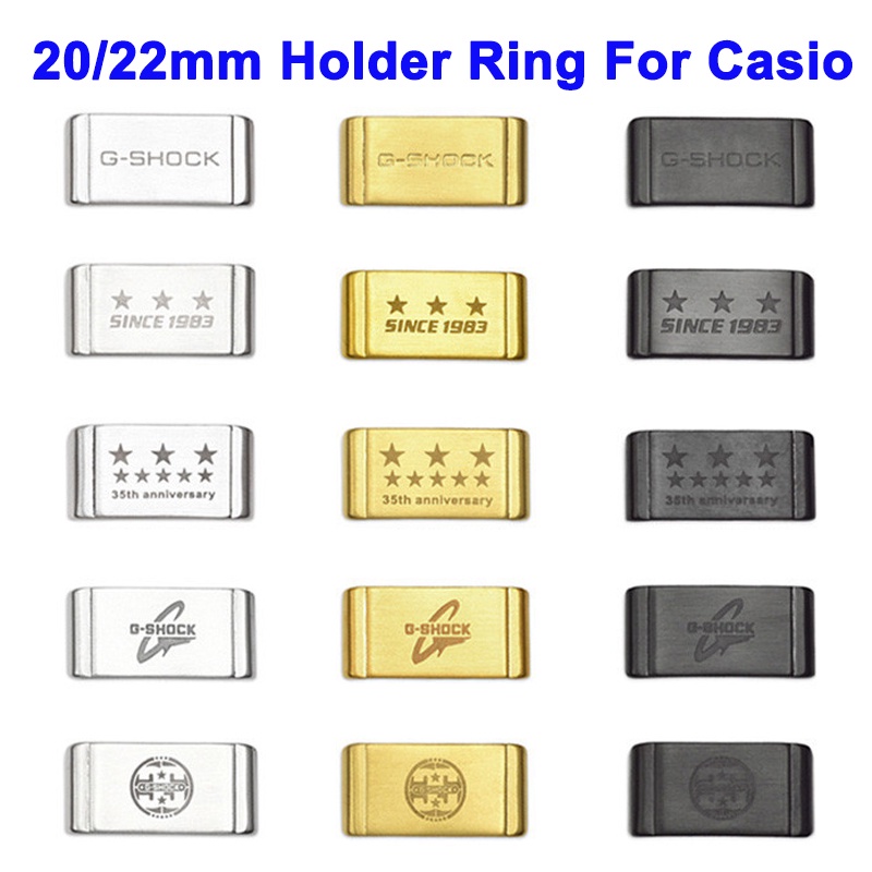 Watch Band Keeper Metal Holder Ring for Casio GSHCOK DW5600 GWM5610