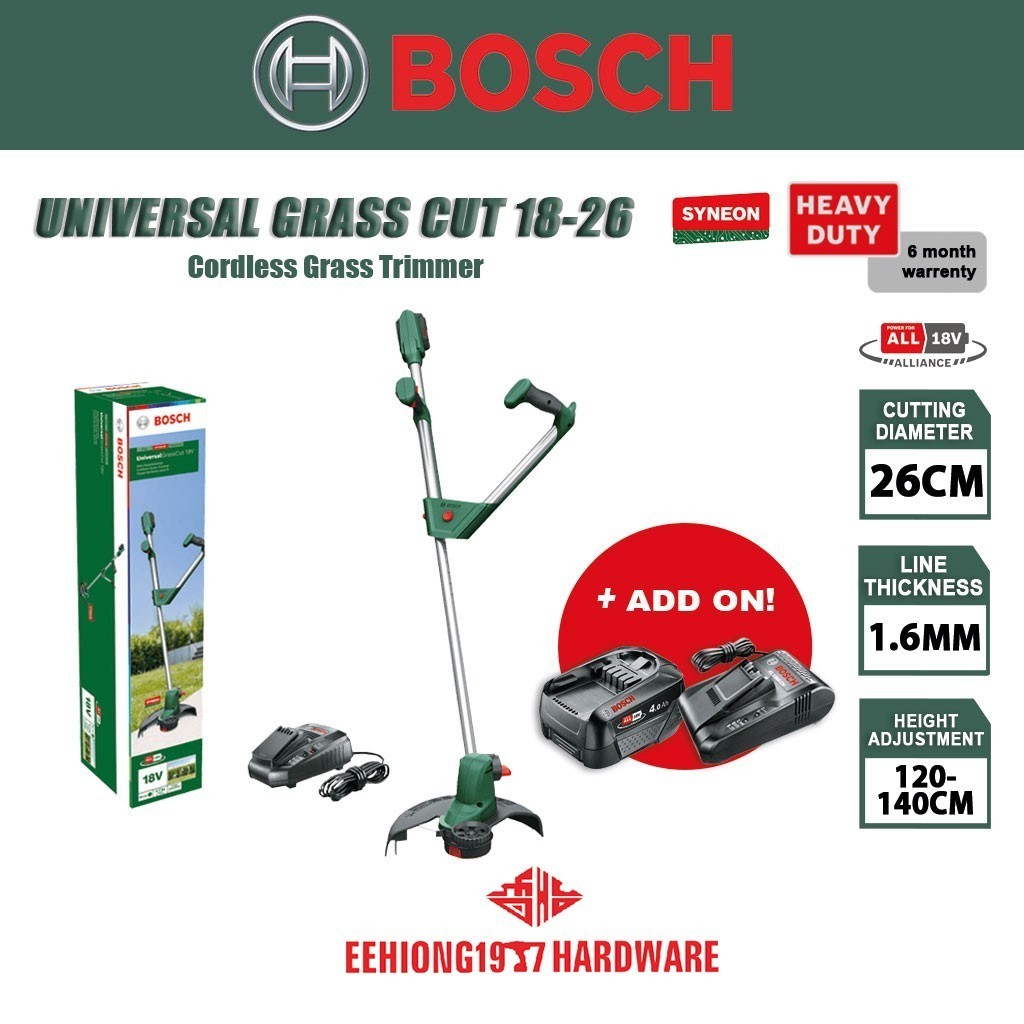 BOSCH UniversalGrassCut 1826 Universal Grass Cut 18260 18V Cordless