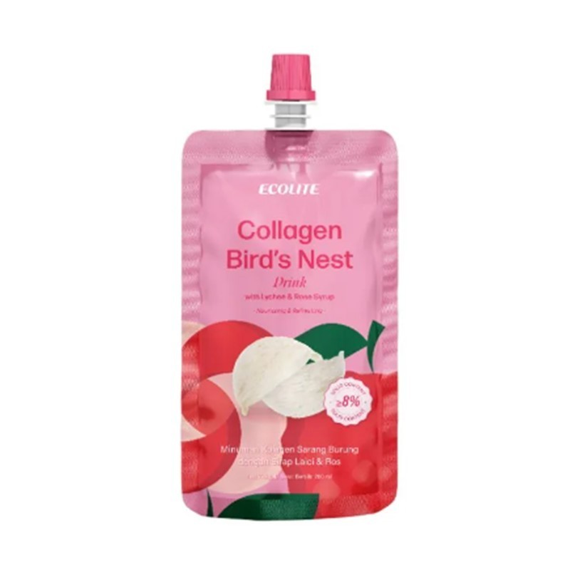 Ecolite Collagen Birds Nest Drink Lychee 200ml Shopee Malaysia