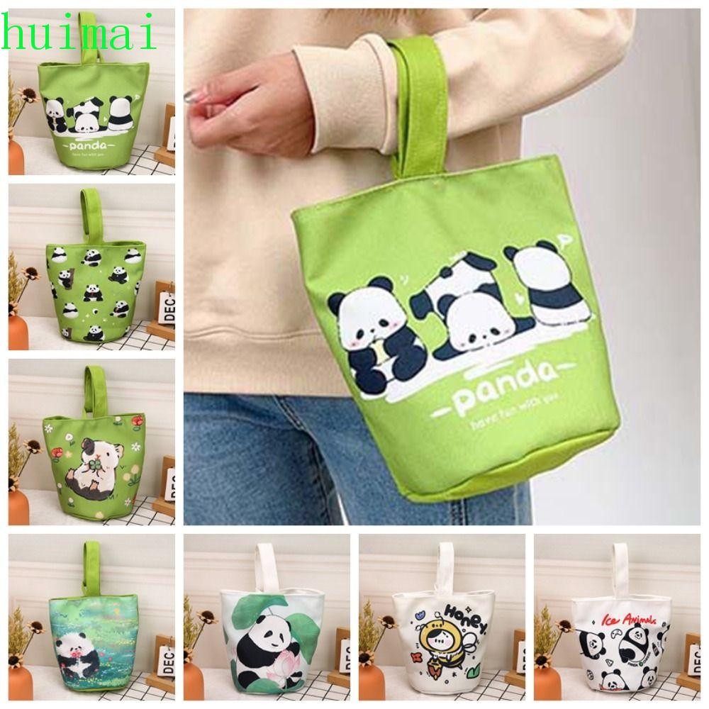 HUIMAI Panda Bucket Bag, Bee Mouse Cartoon Animal Handbag, Cute Letter