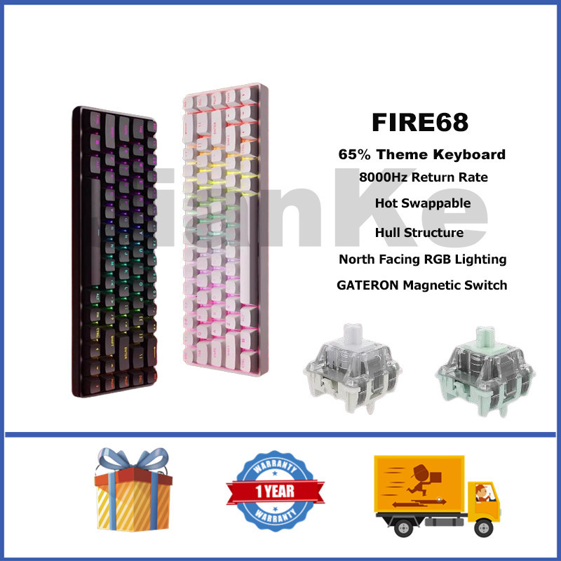 MADCATZ Fire68 ESports Keyboard 65 Hot Swappable RGB Low