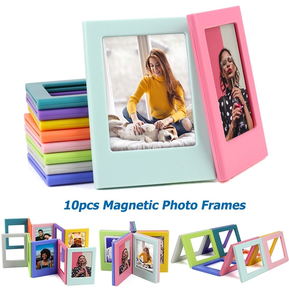 10x DIY Colo Film Fridge Photo Frame Fujifilm Instax Mini 7