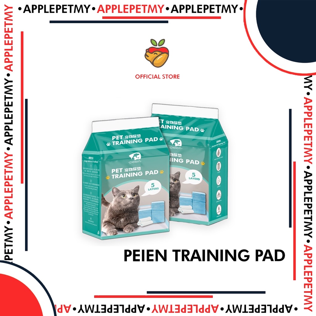 🍎5 Layer🍎【PEIEN】Pet Puppy Training Mat Wee Pad Urine Pat Pee Pad for