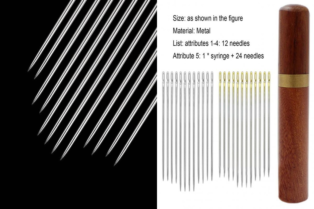 1 Set Practical Sewing Needle for Elderly Handheld Stitching Needle