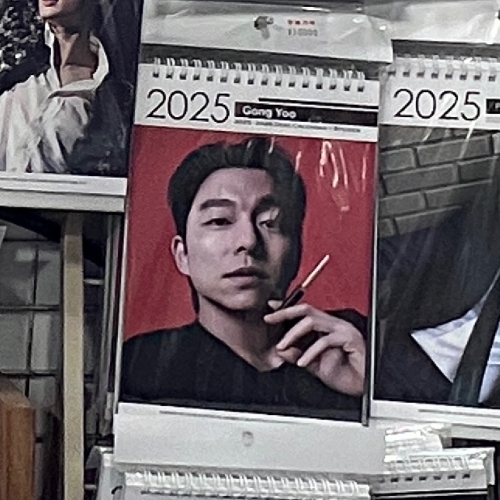 Korean Actors Gong Yoo, Kim Soo Hyun, Park Bo Gun, Hyun Bin, Lee Min Ho, Jung Hae In 2025/2026 Calendar (Unofficial) Shopee Malaysia