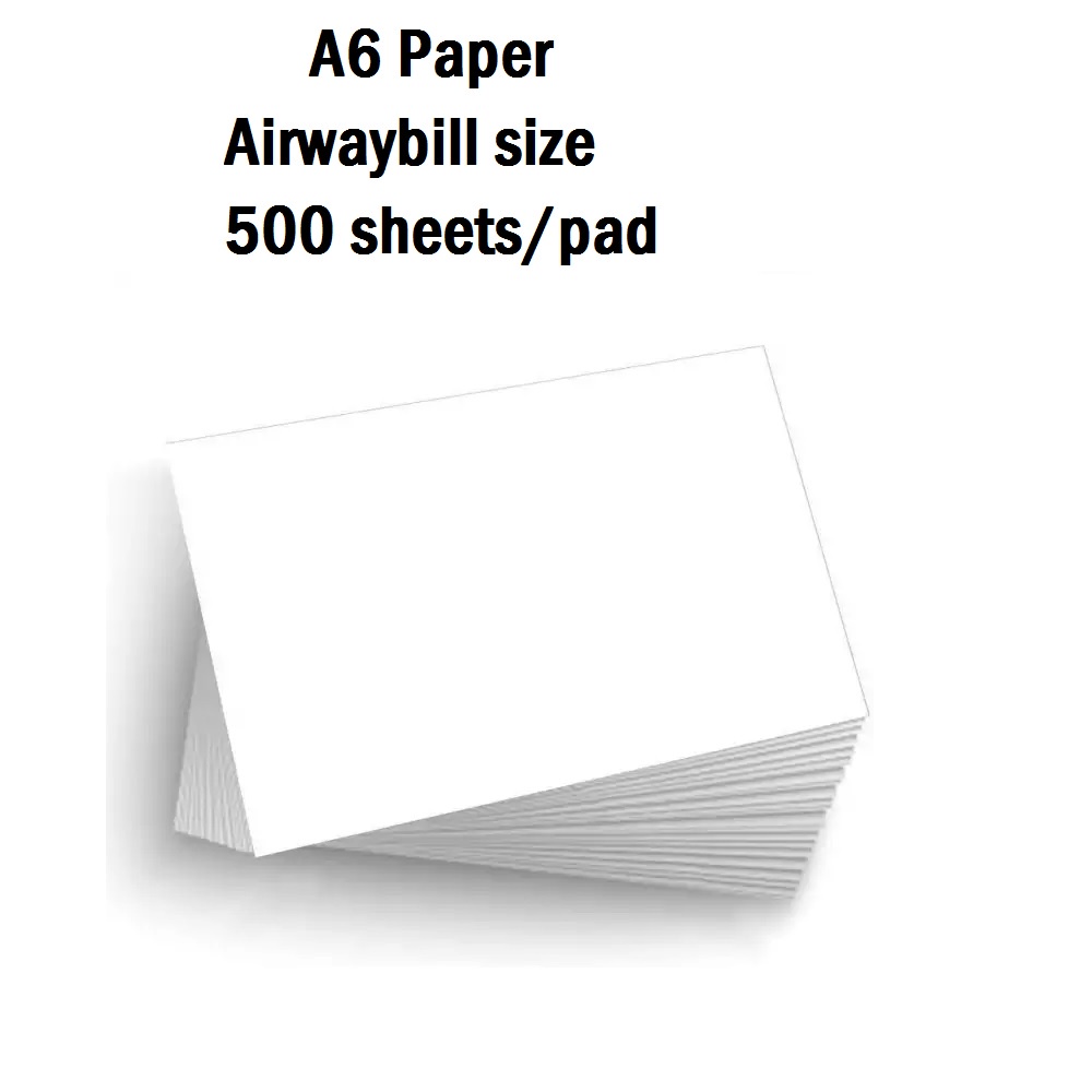 A6 Bond Paper (500 sheets) Waybill Paper | Shopee Philippines