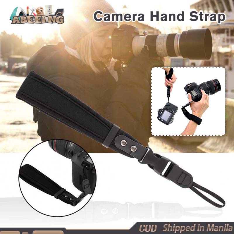 Camera Hand Strap Camera Wrist Strap Black Comfortable Secure Grip For