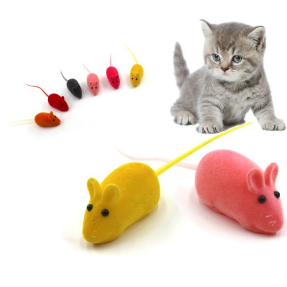 Pet Cat Toys Cute Faux Mouse Squeak Sound Mini Mice Toy COD Shopee Philippines
