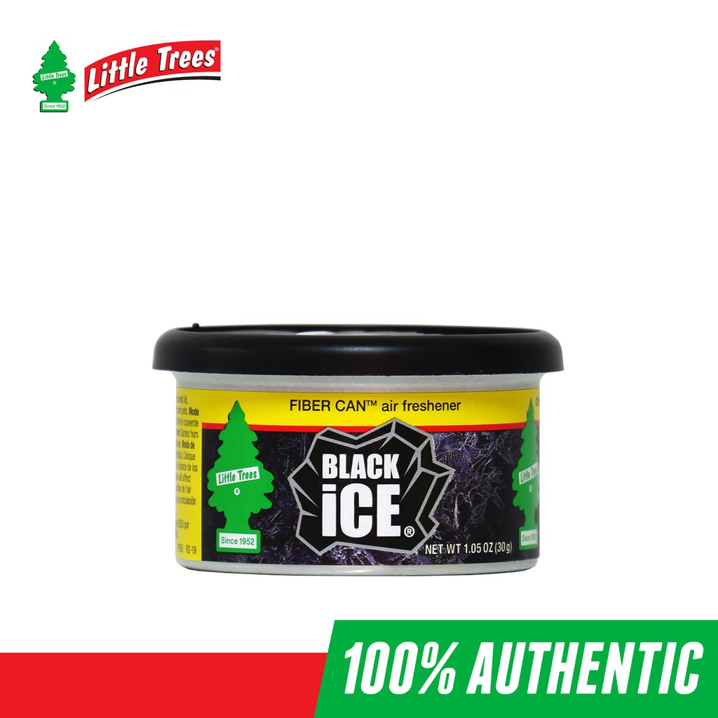 Little Trees Fiber Can Air Freshener Black Ice Scent 1pc UFC1785524