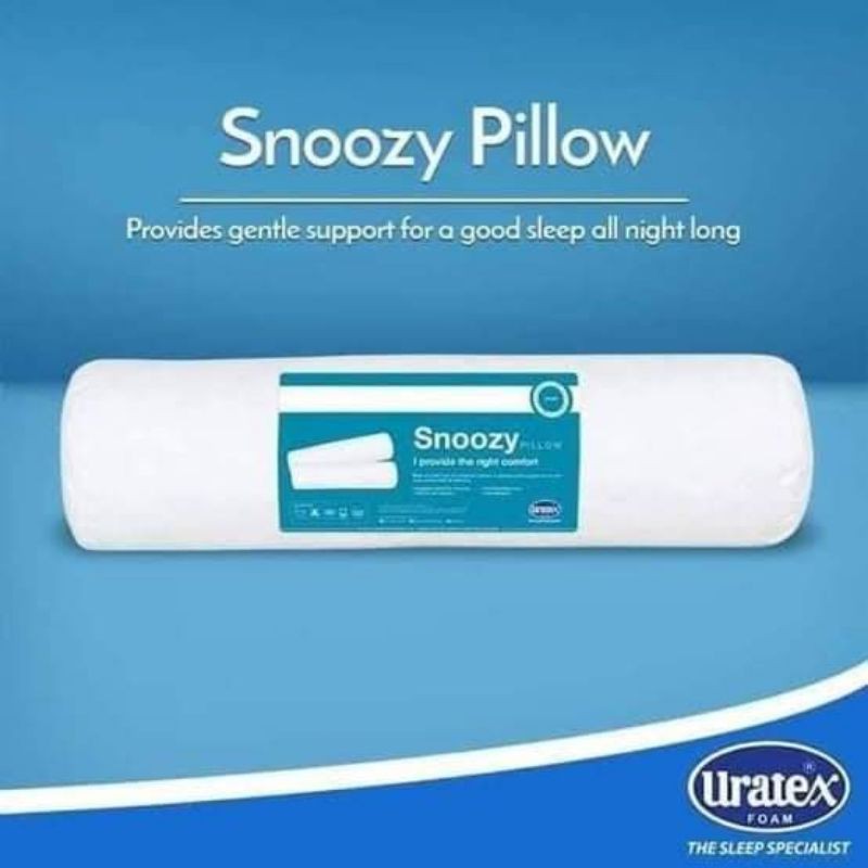 Original Uratex Snoozy Bolster hotdog pillow(1pc) Shopee Philippines