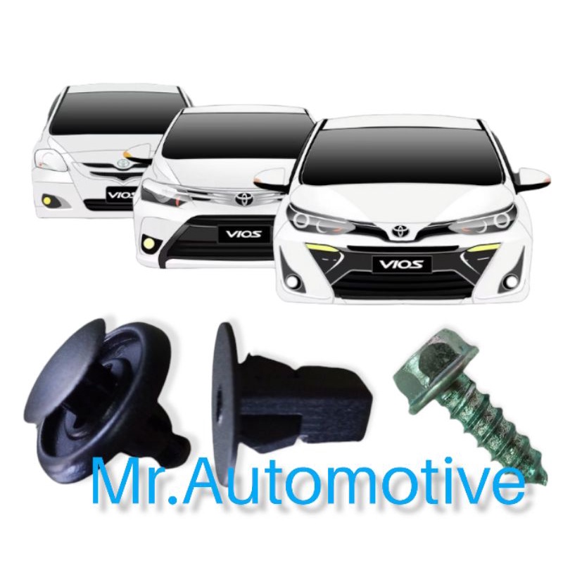 Toyota Vios Fender Liner Clip Shopee Philippines