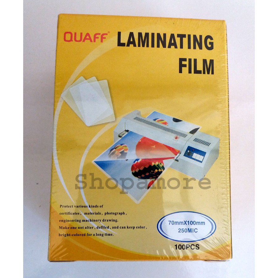 1 Pack ID Size Lamination Film 250 microns (100pcs) Shopee Philippines