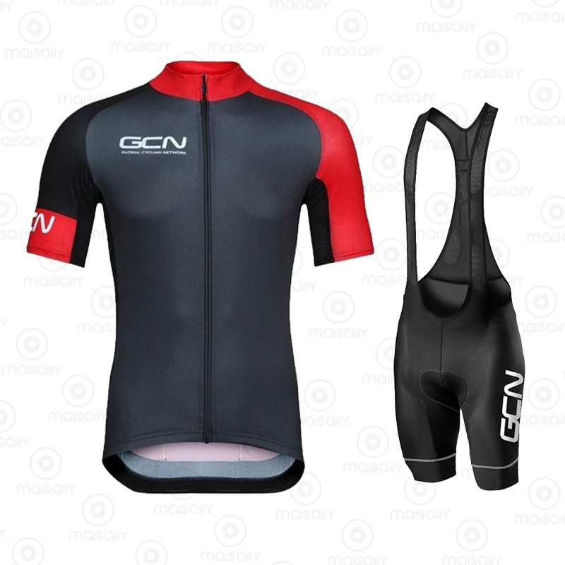 GCN Cycling Jersey Set MTB Uniform Bike Clothing GCN Bicycle Wear