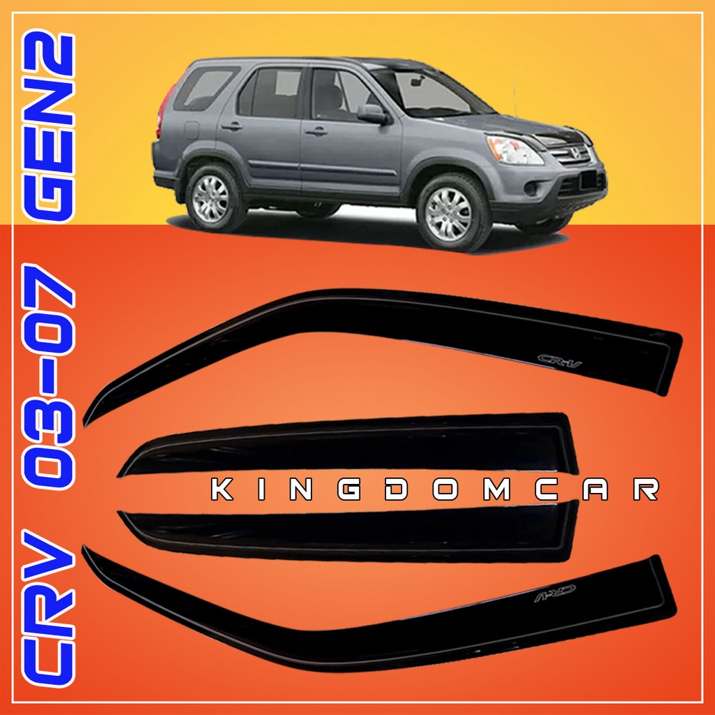 Rain Visor for Honda CRV 2003 2004 2005 2006 2007 ( Gen-2 ) | Shopee