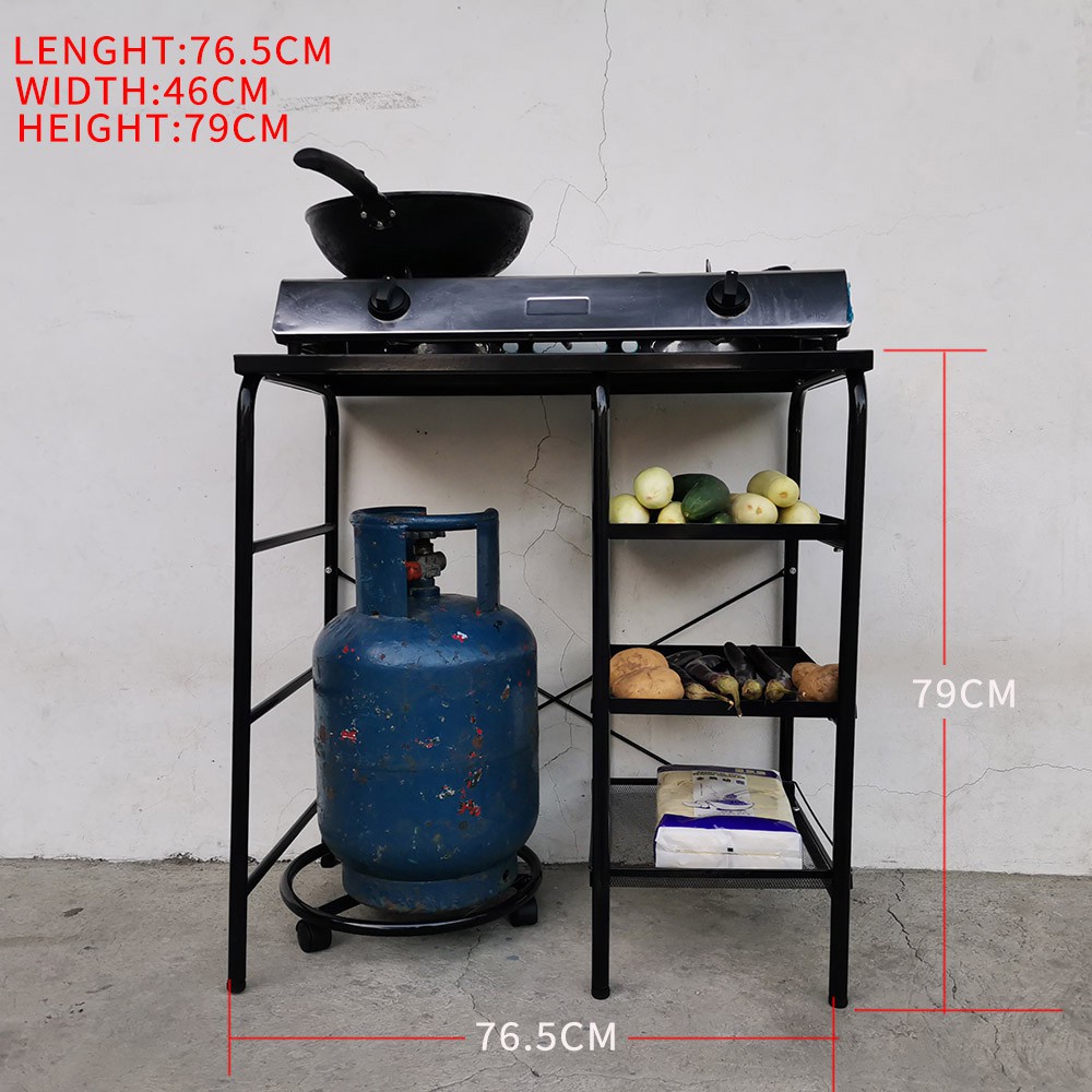 [Ready Stock]Krissen Gas Stove Stand with LPG Trolley KGS124 Shopee