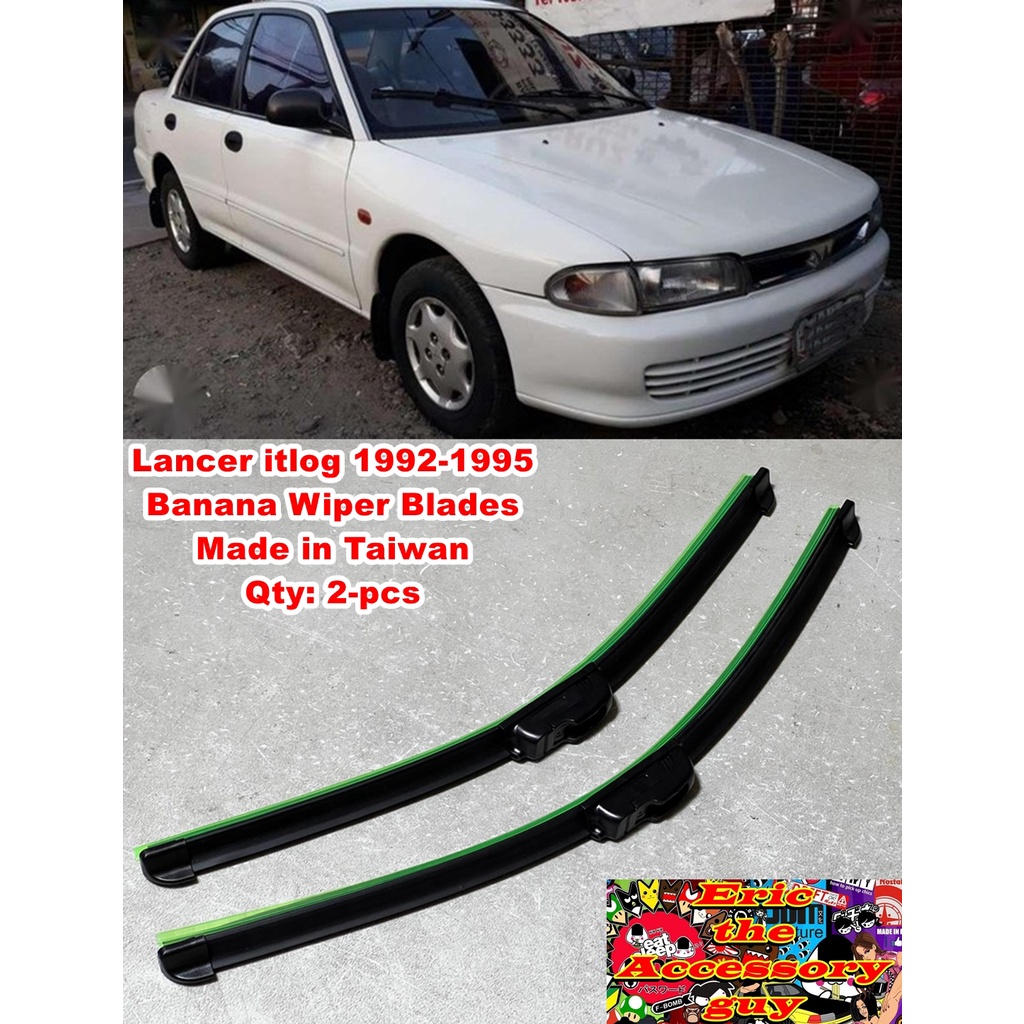Banana Wiper Blades for Mitsubishi Lancer itlog (2pcs) Shopee Philippines