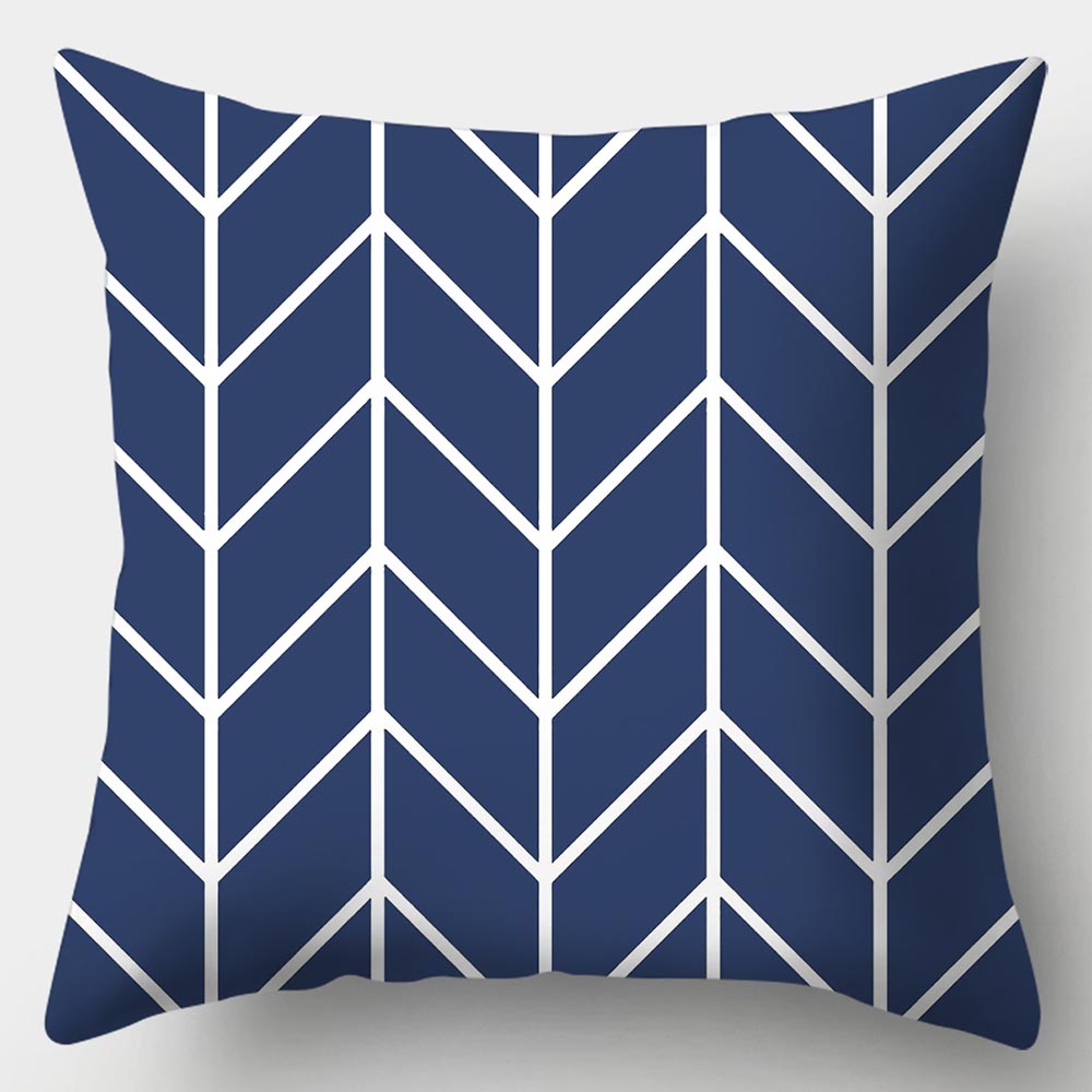New Creative Throw Pillow Case Blue Furniture Cushion Cover For Home Decor Shopee Philippines