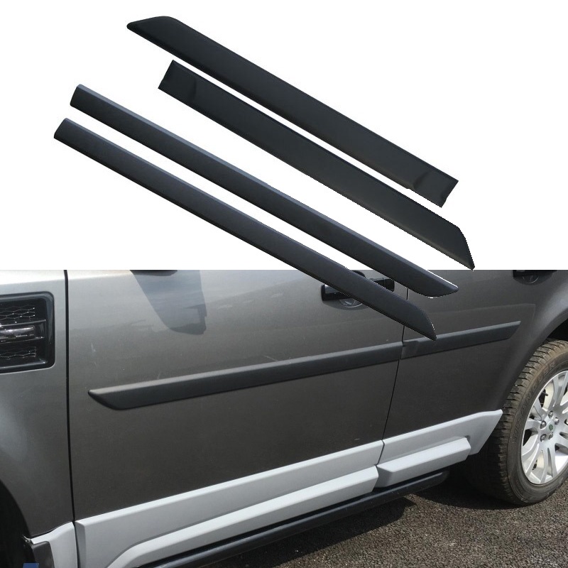 Door Rubbing Strip Set Land Rover Side Moulding Black OEM Side Body
