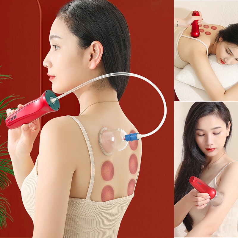 Electric Vacuum Cupping Set Anti Cellulite Massager Cupping Therapy Set