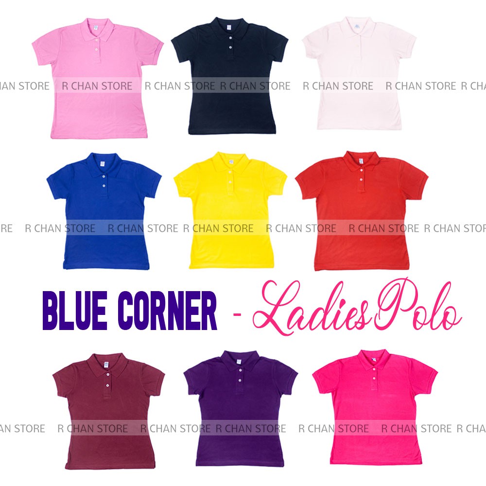 Blue Corner Womens Polo Shirt MEDIUM to XL Shopee Philippines