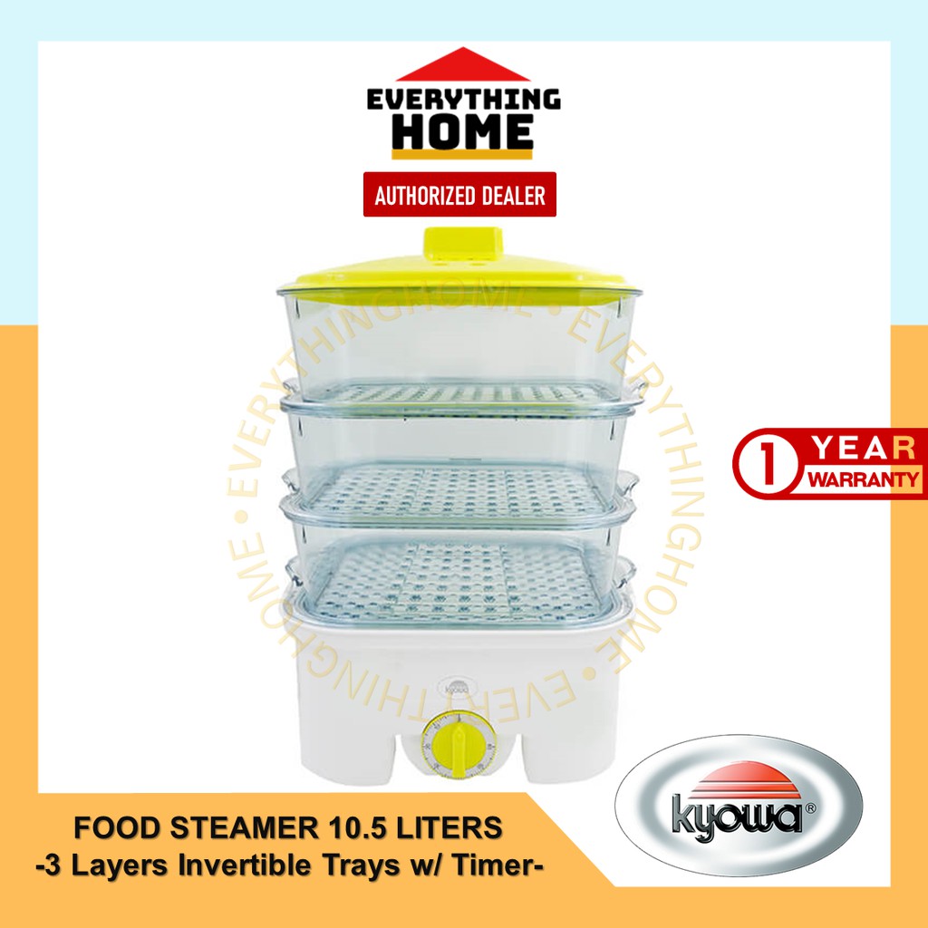 Kyowa Electric Food Steamer 10.5 Liters w/ Invertible Trays / KW1905