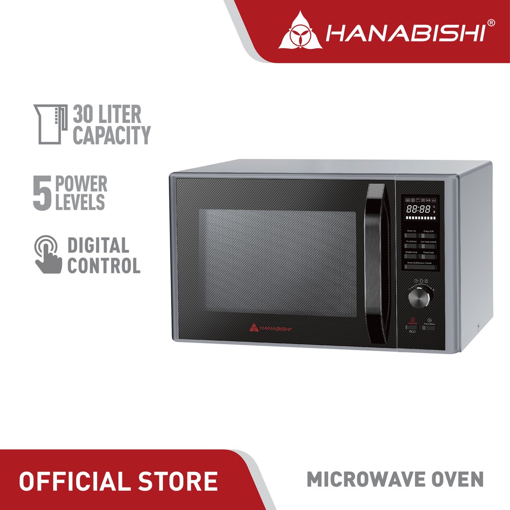 Hanabishi Microwave Oven (Digital) 30 L HMO4IN130 Microwave, Grill
