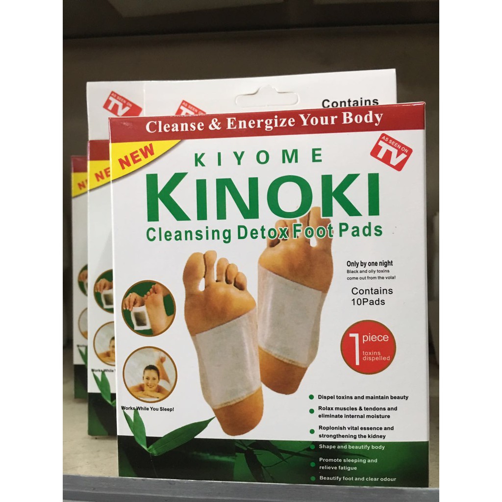 Kinoki Detox Cleansing Foot Pads Contains 10 Shopee Philippines