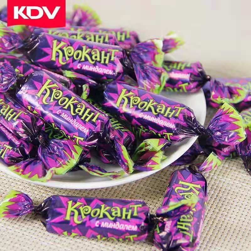 Russia imported KDV chocolateflavored purple candy 500g Shopee