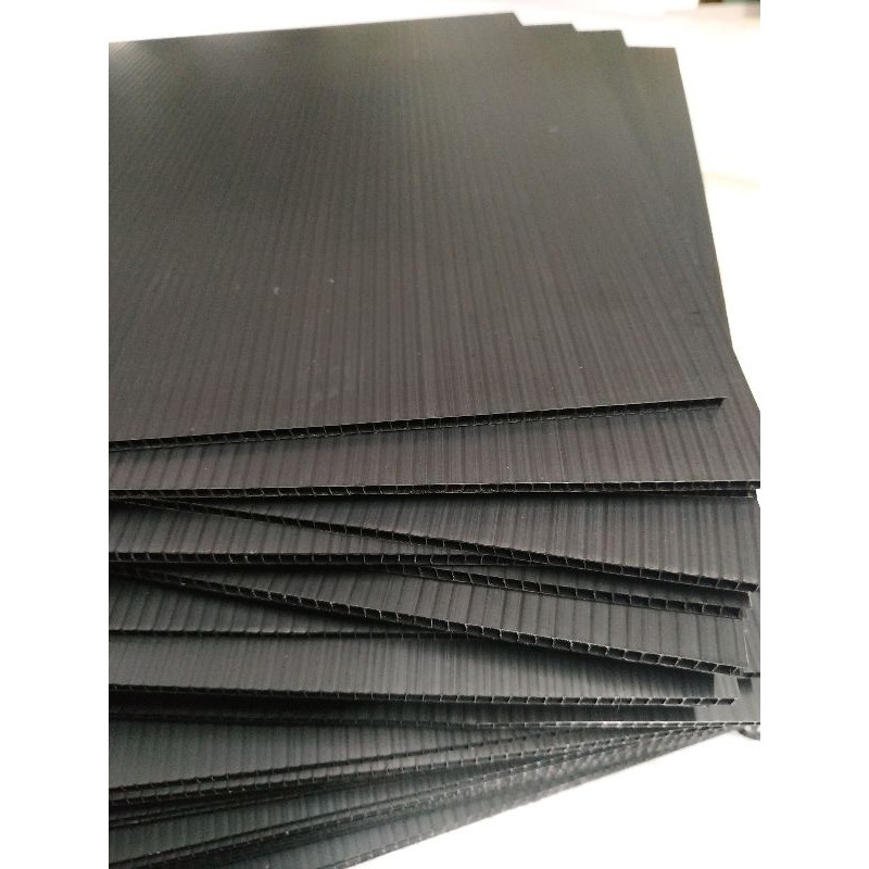 Cutsize CORRUGATED Plastic Black 3mm Shopee Philippines