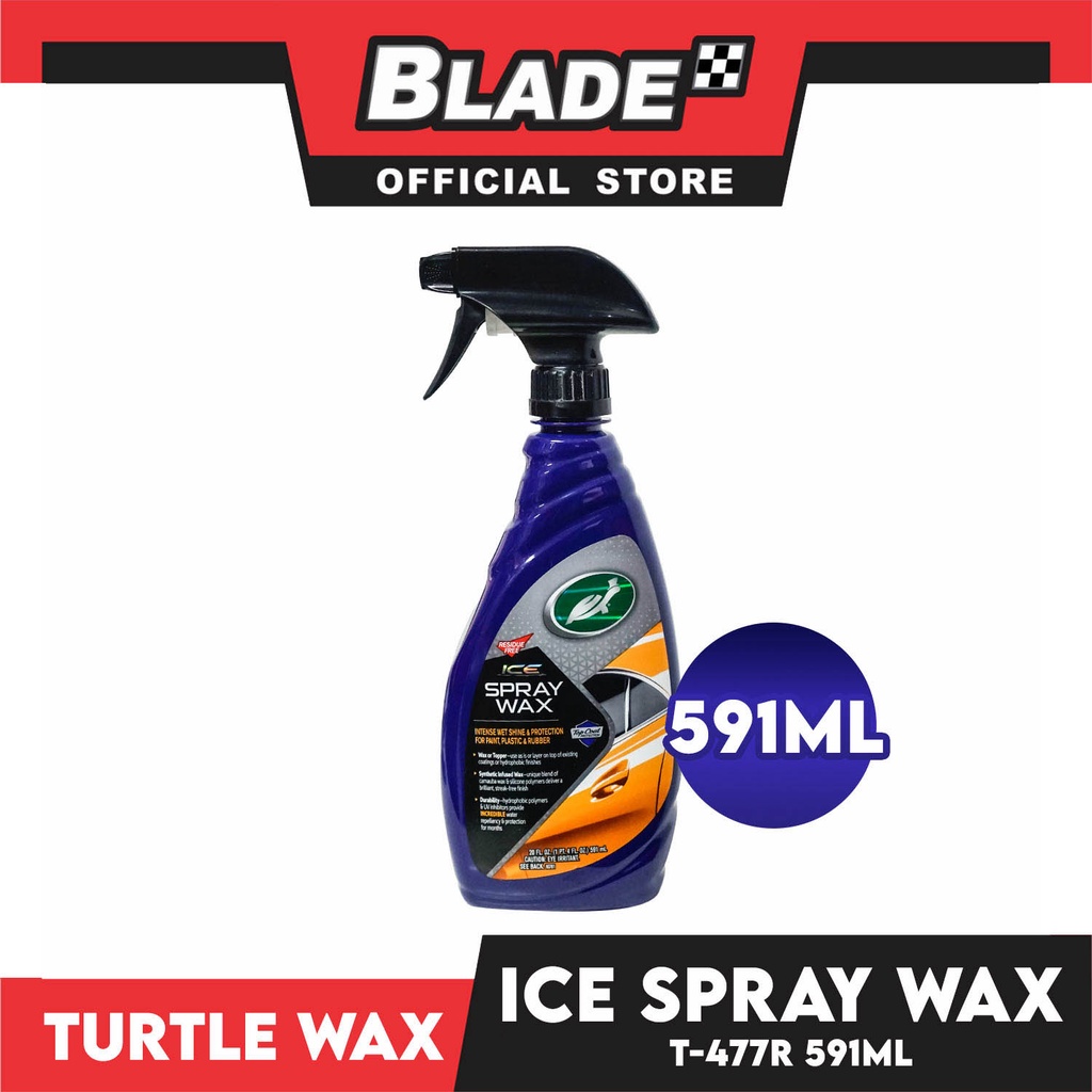 Turtle Wax Ice Premium T477R Spray Wax 591mL Shopee Philippines