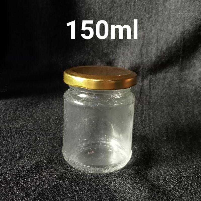 (6pcs) Gourmet Jar with Gold Lid (150ml) Shopee Philippines