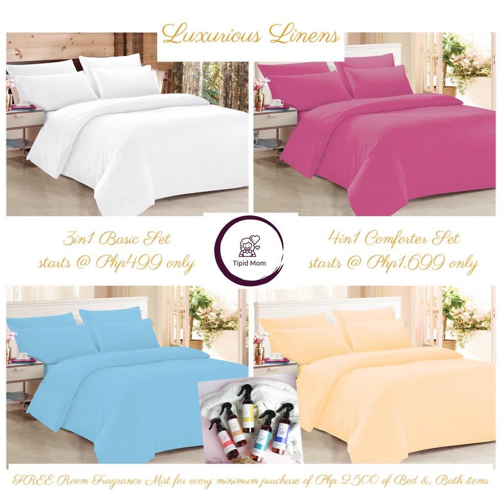 LUXURIOUS LINENS 3in1Basic Set Shopee Philippines