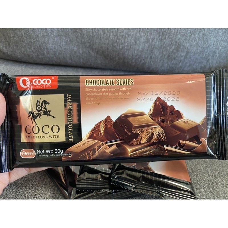 Coco Dark Chocolate 50g Bar Shopee Philippines
