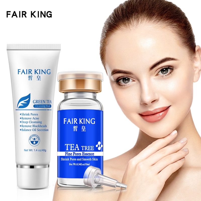 Green Tea Blackhead Remover Oil control Mud Pore Strip Mask+Tea Tree