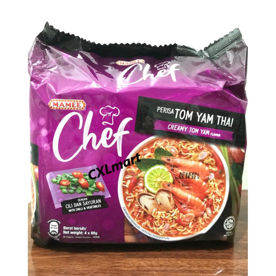 Mamee Chef Tom Yam Thai/ Mamee Creamy Tom Yam (4x80g) Shopee Philippines