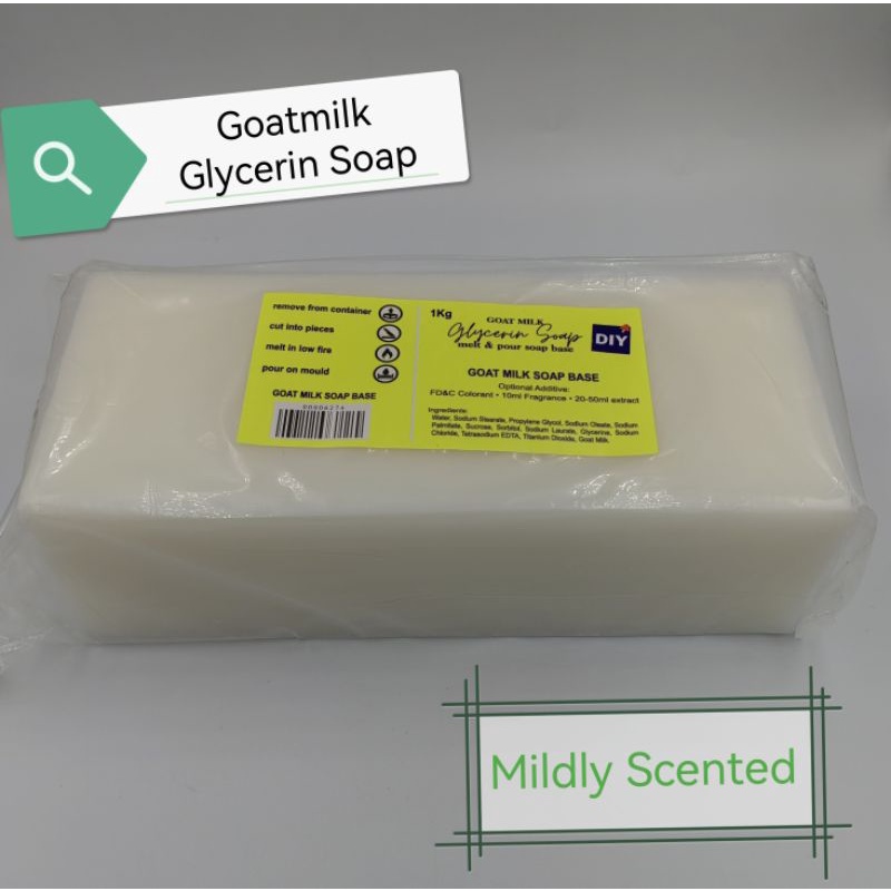 Goat Milk Glycerin Soap Base 1kg Shopee Philippines