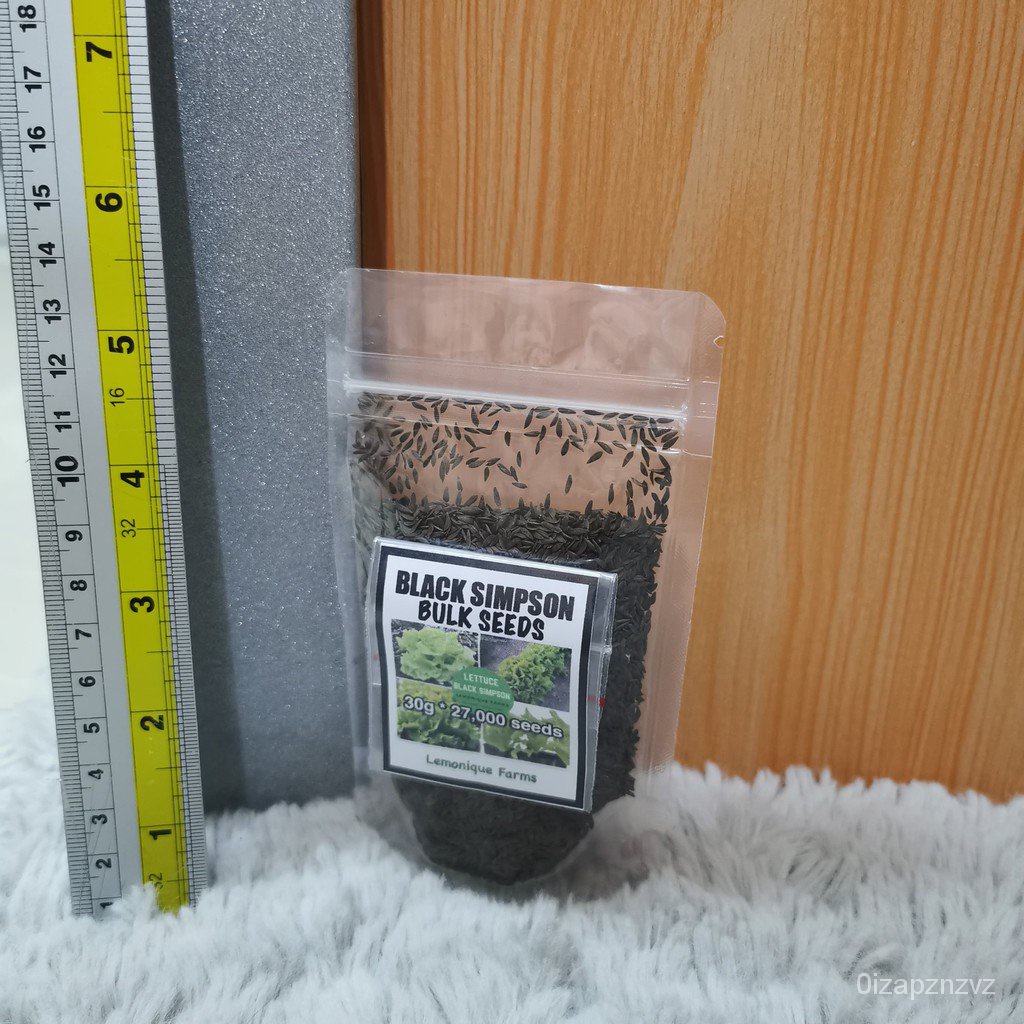 Factory price Black Simpson Lettuce BULK SEEDS by Lemonique Farms