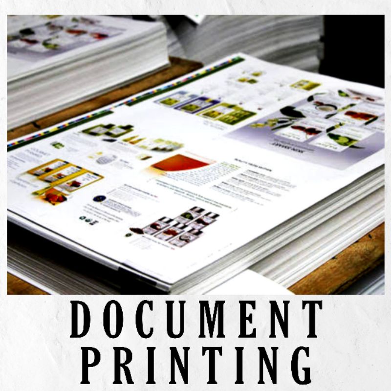 1.50 per page Document Printing Services Docx Printing Black and white