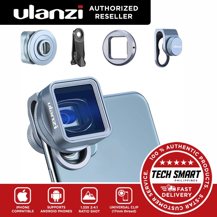 ULANZI Anamorphic Lens G2 for iPhone, 1.33X 241 Ratio Shot by Filmic