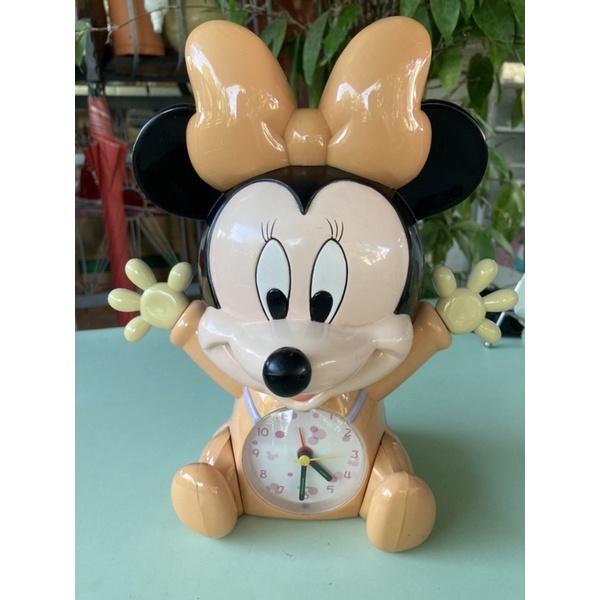 Japan surplus Disney rare collectible Minnie Mouse 10” salmon vinyl deco/figurine w/2.5