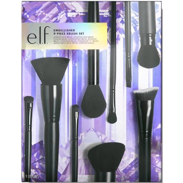 ELF EMBELLISHED 9 PIECE BRUSH SET AUTHENTIC GUARANTEED Shopee Philippines